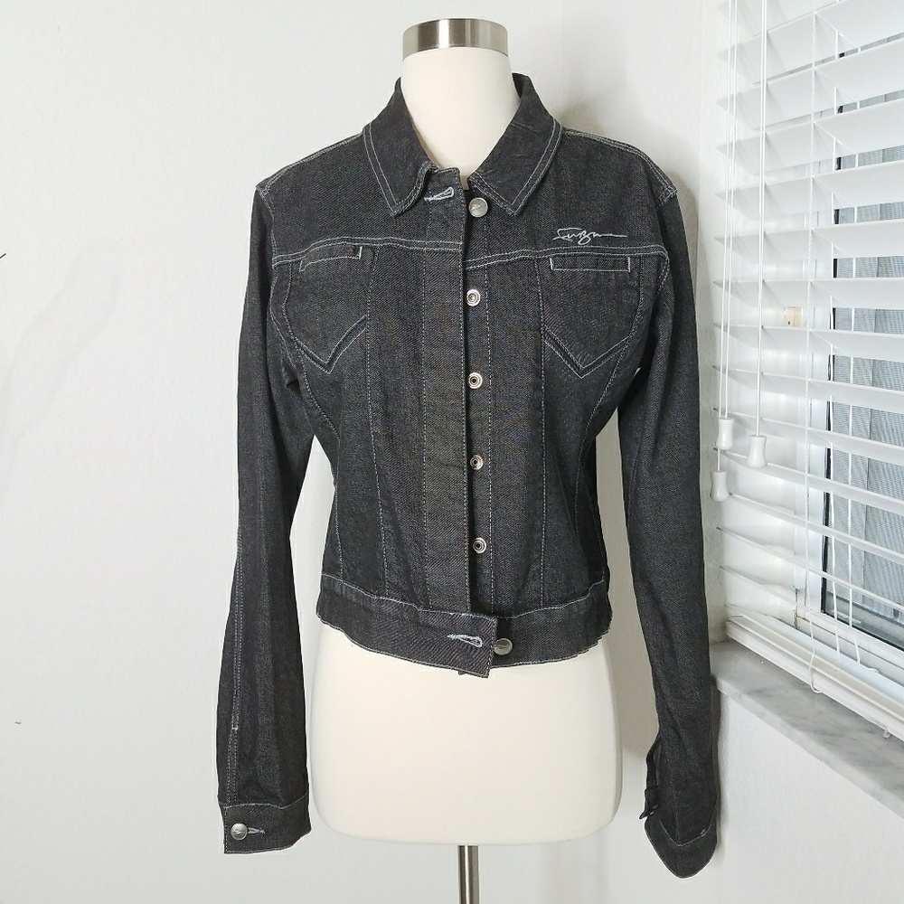 FUBU Long Sleeve Denim Jacket L.